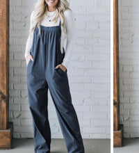 Load image into Gallery viewer, Aegean Sea Corduroy Overalls - ONE LEFT (SIZE M)