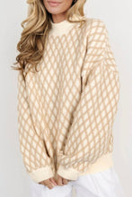 Load image into Gallery viewer, Diamonds of Cream Sweater