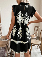 Load image into Gallery viewer, Damask Short Dress - PLUS SIZES AVAILABLE!