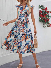 Load image into Gallery viewer, Floral Frills Dress - PLUS SIZE AVAILABLE!