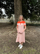 Load image into Gallery viewer, Orange You Glad It's Spring Dress