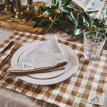 Load image into Gallery viewer, HONEY GINGHAM PLACEMATS