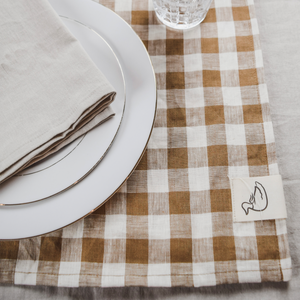 HONEY GINGHAM PLACEMATS