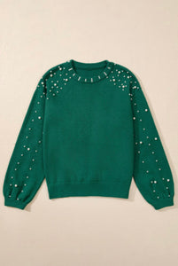 Dripping With Pearls Sweater