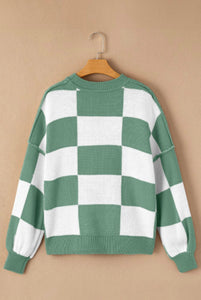 Checkerboard Sweater