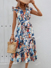 Load image into Gallery viewer, Floral Frills Dress - PLUS SIZE AVAILABLE!