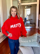 Load image into Gallery viewer, &quot;Merry&quot; Sweater CHOOSE RED OR GREEN