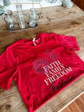 Load image into Gallery viewer, Faith Family Freedom Shirts