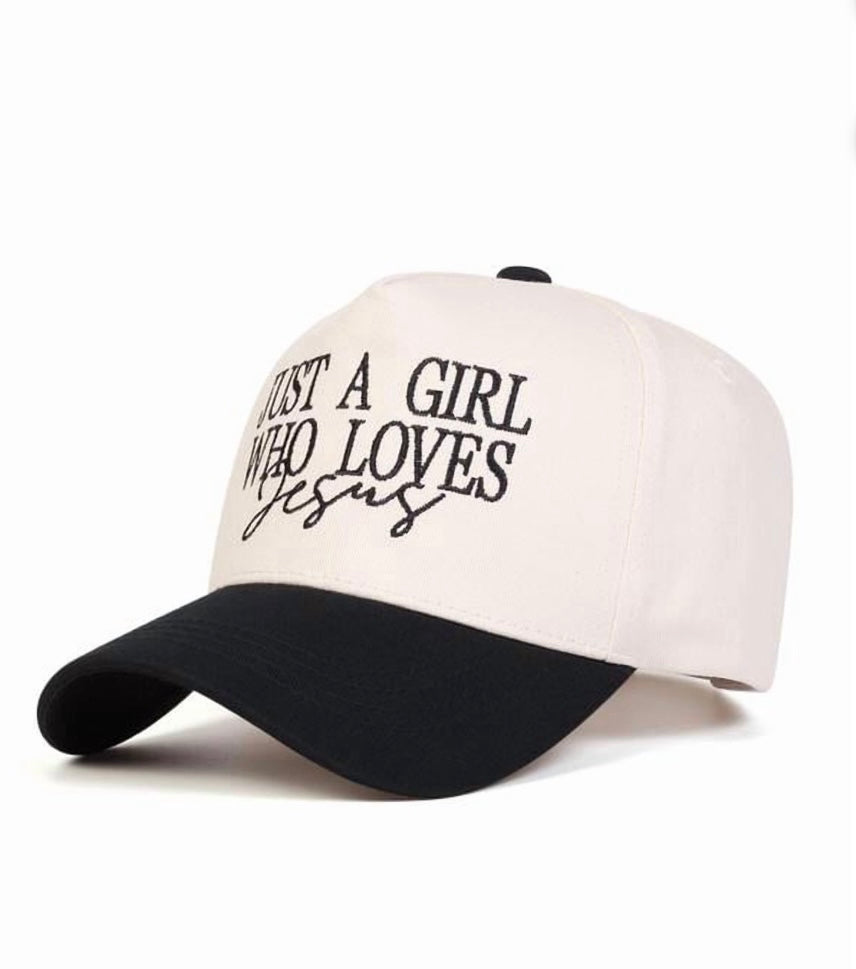 Just A Girl Who Loves Jesus Hat