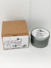 Load image into Gallery viewer, Cedar + Amber Candle 8 oz.